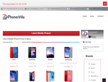 Tablet Screenshot of phonesvilla.com